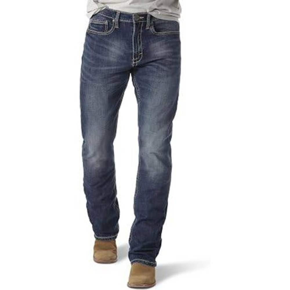 Wrangler 20X No. 42 29x32 Men's Vintage Bootcut Stretch Jeans Blue